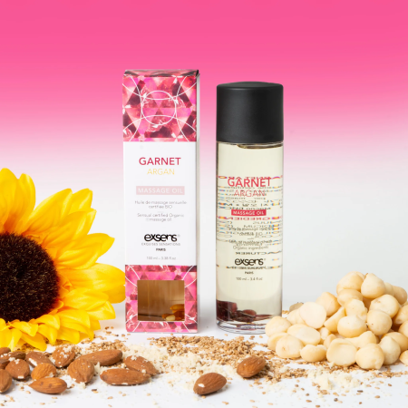 Масажна олія EXSENS Garnet Argan (чуттєве з гранатом) 100мл, натуральна - фото №5