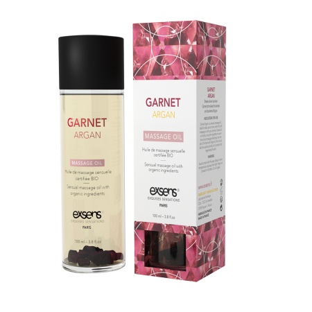 Масажна олія EXSENS Garnet Argan (чуттєве з гранатом) 100мл, натуральна - фото