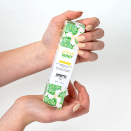 Масажна олія EXSENS Organic Spear Mint 50мл розігрівальна, без цукру, без парабенів, їстівна - - фото №3