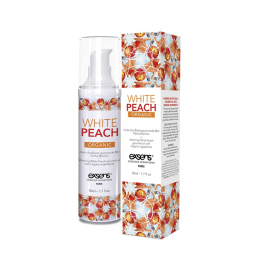 Масажна олія EXSENS Organic White Peach 50мл розігрівальна, без цукру, без парабенів, їстівна - - фото №5