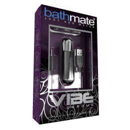 Вібропуля Bathmate Vibe Bullet Chrome, глибока потужна вібрація - - фото №3