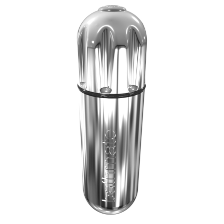 Вібропуля Bathmate Vibe Bullet Chrome, глибока потужна вібрація - фото