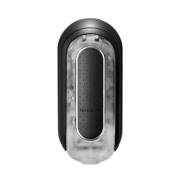 Вібромастурбатор Tenga Flip Zero Electronic Vibration Black, змінна інтенсивність, розкладний - фото
