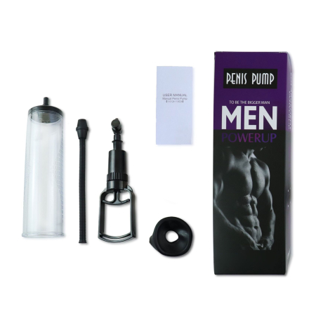 Вакуумна помпа з ручним насосом Men Powerup Black №3