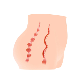 Мастурбатор-полуторс Kokos Cherry, два входи: вагіна і попка - - фото №6