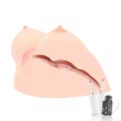 Мастурбатор Kokos Juilana Breast 2WayPlus з функцією масажу та вібрацією - фото №5