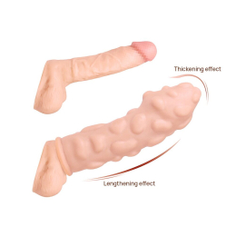 Насадка на член Kokos Extreme Sleeve ES.11 розмір M, потовщувальна, стимулюючий рельєф - - фото №2