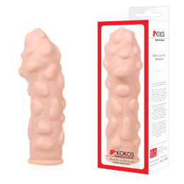 Насадка на член Kokos Extreme Sleeve ES.11 розмір M, потовщувальна, стимулюючий рельєф - - фото №3