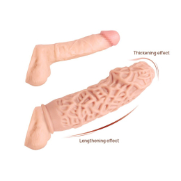 Насадка на член Kokos Extreme Sleeve ES.12 розмір M, потовщувальна, стимулюючий рельєф - - фото №2