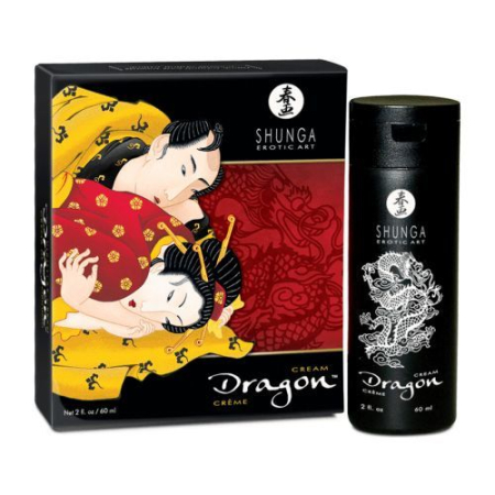 Стимулювальний крем для пар Shunga SHUNGA Dragon Cream (60 мл), ефект тепло-холод та поколювання 