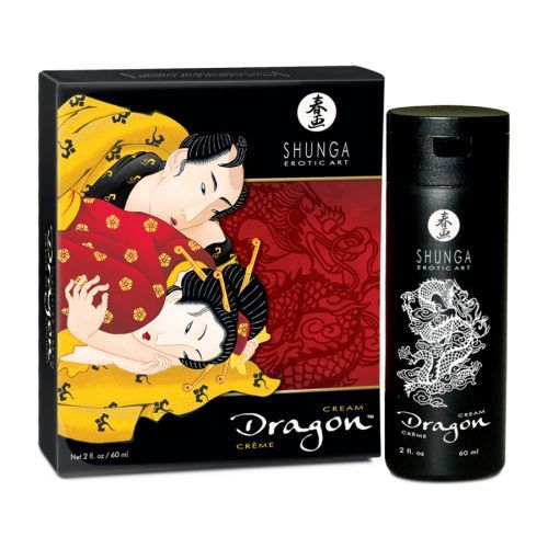 Стимулювальний крем для пар Shunga SHUNGA Dragon Cream (60 мл), ефект тепло-холод та поколювання 