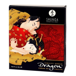 Стимулювальний крем для пар Shunga SHUNGA Dragon Cream (60 мл), ефект тепло-холод та поколювання - - фото №2