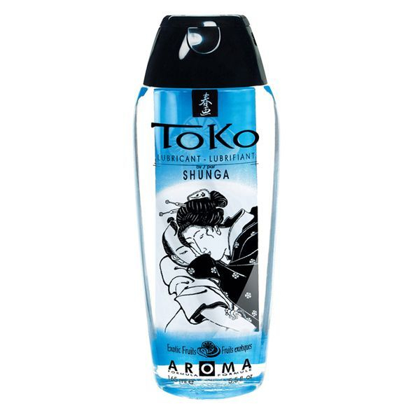 Лубрикант на водній основі Shunga Toko AROMA – Exotic Fruits (165 мл), не містить цукру - фото