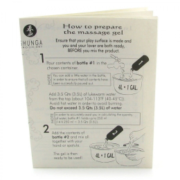 Гель для NURU-масажу Shunga Oriental Body-to-Body – Sparkling Strawberry Wine плюс простирадло - - фото №6