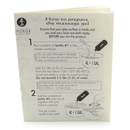 Гель для NURU-масажу Shunga Oriental Body-to-Body – Exotic Fruits (2 x 225 мл) плюс простирадло - фото №5