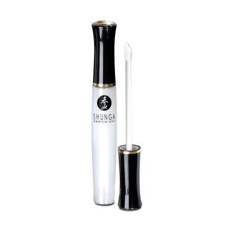 Стимулювальний блиск для губ Shunga LIPGLOSS – Coconut Water (10 мл), ефект поколювання, холод-тепло - фото №2