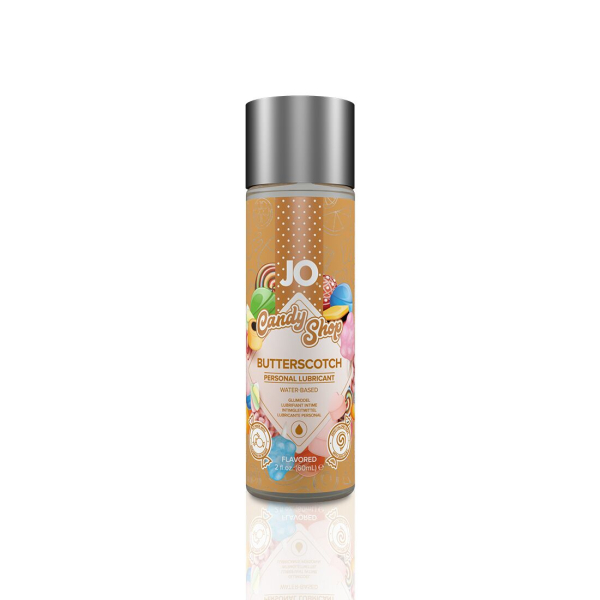 Лубрикант на водній основі JO H2O — Candy Shop — Butterscotch (60 мл) без цукру та парабенів 