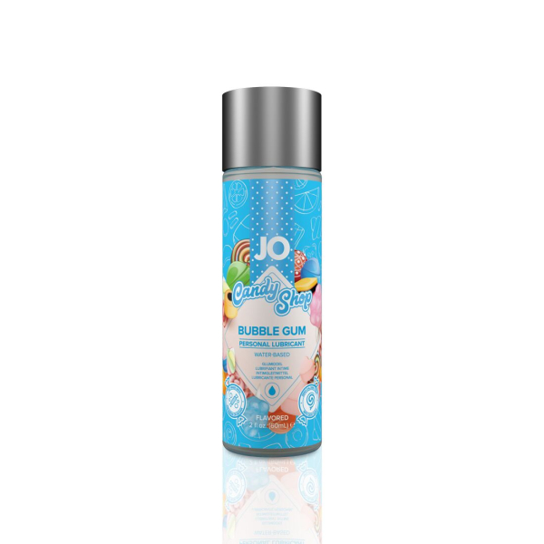 Лубрикант на водній основі JO H2O — Candy Shop — Bubblegum (60 мл) без цукру та парабенів - фото