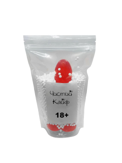 Крафтове мило-член із присоскою Чистий Кайф Red size L, натуральне - - фото №4