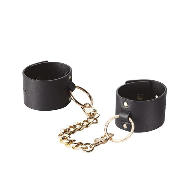 Наручники Bijoux Indiscrets MAZE — Wide Cuffs Black 