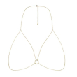 Ланцюжок портупея Bijoux Indiscrets Magnifique Bra Chain - Gold, прикраса на тіло - фото №2