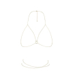Ланцюжок портупея Bijoux Indiscrets Magnifique Bra Chain - Gold, прикраса на тіло - фото №1