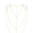 Ланцюжок для спини Bijoux Indiscrets Magnifique Back and Cleavage Chain - Gold, прикраса для тіла - фото №2