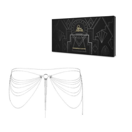 Ланцюжок трусики або ліф Bijoux Indiscrets Magnifique Waist Chain - silver, прикраса на тіло - - фото №4