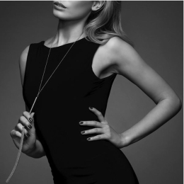 Ланцюжок-батіг на шию Bijoux Indiscrets MAGNIFIQUE Necklace Whip - Gold, прикраса для тіла - - фото №4