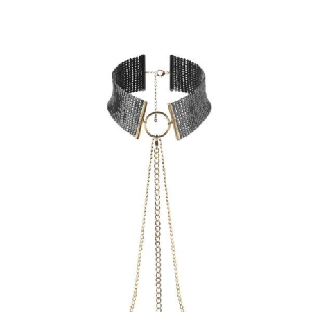 Намисто-комір Bijoux Indiscrets Desir Metallique Collar - Black - фото №2