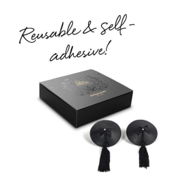 Пестіс Bijoux Indiscrets Burlesque pasties ORIGINAL BLACK - - фото №5