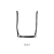 Портупея Bijoux Indiscrets MAZE - X Harness Black, екошкіра - фото
