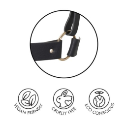 Портупея Bijoux Indiscrets MAZE - X Harness Black, екошкіра - - фото №5