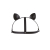 Маска кішечки Bijoux Indiscrets MAZE - Cat Ears Headpiece Black, екошкіра - фото