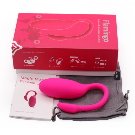 Смарт-віброяйце Magic Motion Flamingo зі стимулятором клітора, 3 види вправ Кегеля №14