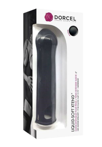Подовжувальна насадка на член Dorcel LIQUID-SOFT XTEND (до + 3,8см), з кільцем для мошонки - фото №3