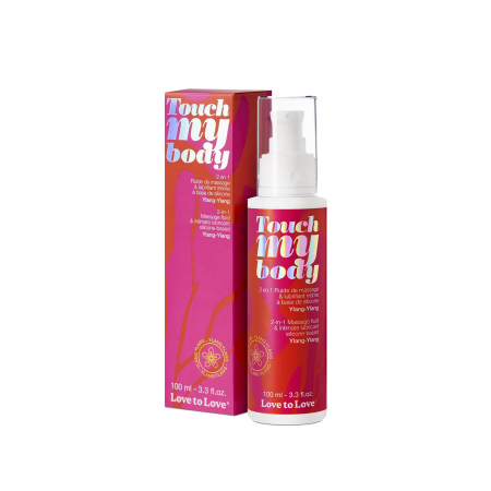 Масажний гель і змазка 2в1 Love To Love TOUCH MY BODY Ylang-Ylang (100 мл) зволожувальний - фото