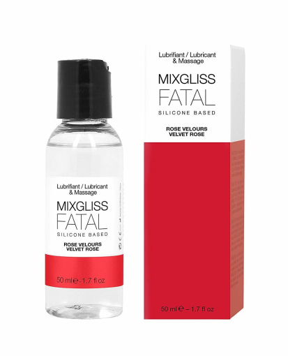 Лубрикант на силіконовій основі MixGliss FATAL - VALVET ROSE (50 мл) з ароматом оксамитової троянди №2