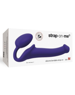 Безремінний страпон Strap-On-Me Violet M, повністю регульований, діаметр 3,3 см - - фото №3