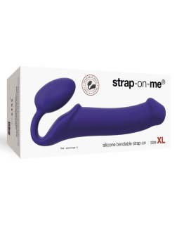 Безремінний страпон Strap-On-Me Violet XL, повністю регульований, діаметр 4,5 см - - фото №3