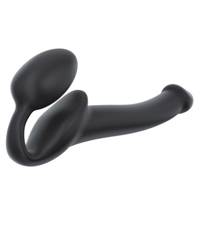 Безремінний страпон Strap-On-Me Black S, повністю регульований, діаметр 2,7 см - фото №2