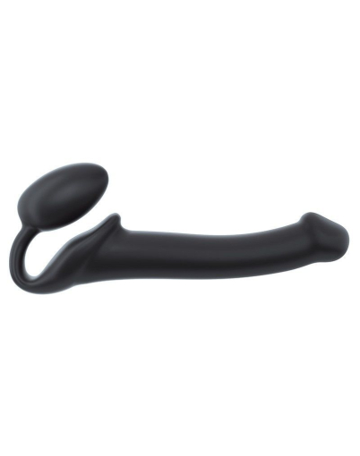 Безремінний страпон Strap-On-Me Black M, повністю регульований, діаметр 3,3 см - фото