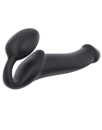 Безремінний страпон Strap-On-Me Black L, повністю регульований, діаметр 3,7 см - фото №2