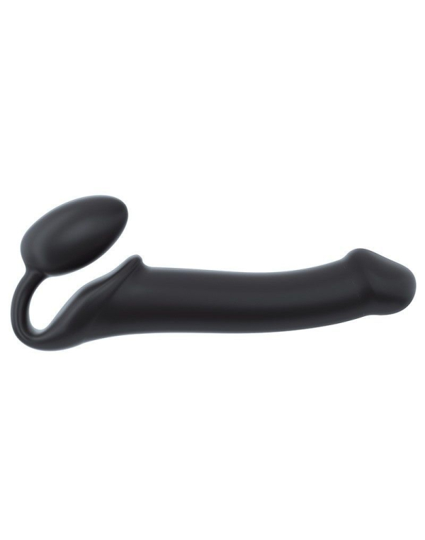 Безремінний страпон Strap-On-Me Black XL, повністю регульований, діаметр 4,5 см - фото