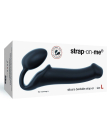 Безремінний страпон Strap-On-Me Black XL, повністю регульований, діаметр 4,5 см - фото №3