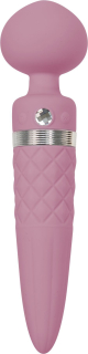 Вібромасажер 2в1 PILLOW TALK - Sultry Pink, класичний масажер і вібратор з ротацією, підігрів - - фото №3