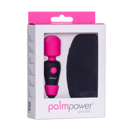 Мінівібромасажер PalmPower Pocket із чохлом на блискавці, водостійкий, перезаряджуваний, довжина 9см - фото №7