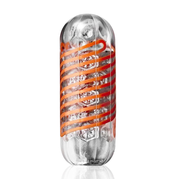 Мастурбатор Tenga Spinner 02 Hexa з пружною стимулювальною спіраллю всередині, стандартна спіраль - фото