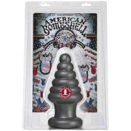 Анальна пробка для фістингу Doc Johnson American Bombshell Destroyer Gun Metal, діаметр 10,7 см - - фото №2