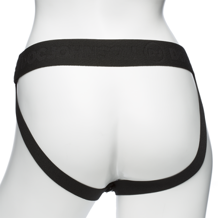 Набір для страпона з вібрацією Doc Johnson Body Extensions - BE Naughty - Black - фото №5